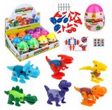 Изображение товара Игрушка для конструирования развивающая 1TOY Яйцо Динопарк, 1 шт в ассортименте