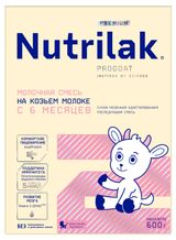 Изображение товара Смесь молочная сухая Nutrilak Премиум 2 на козьем молоке БЗМЖ с 6 мес., 600 г