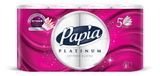 Изображение товара Туалетная бумага Papia Platinum 5 слоев, 8 рулонов