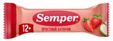 Изображение товара Фруктовый батончик Semper яблоко клубника с 12 мес., 15 г