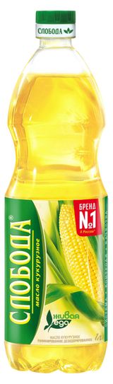 Изображение товара Масло растительное «Слобода» Кукурузное, 1 л