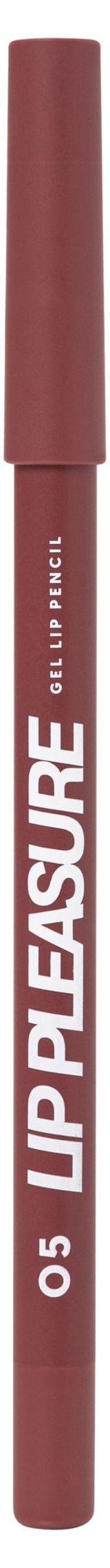 Изображение товара Карандаш для губ Love generation Lip Pleasure гелевый тон P05 красно-коричневый, 1 шт