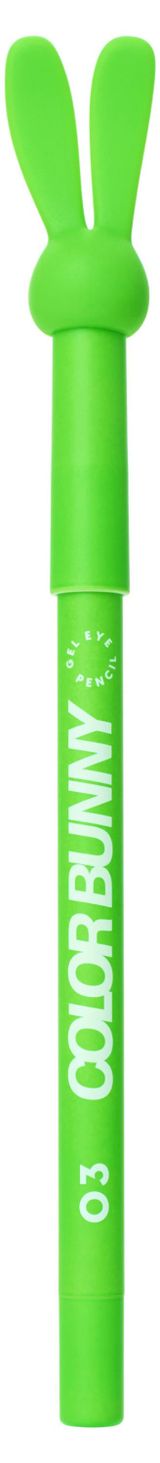 Изображение товара Карандаш для глаз Love generation Color Bunny гелевый тон 03 зеленый, 1 шт