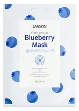 Изображение товара Маска тканевая для лица LANSKIN Голубика, 21 г