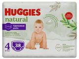 Изображение товара Подгузники-трусики Huggies Natural 4 9-14 кг, 38 шт