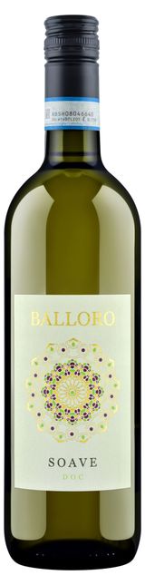 Изображение товара Вино Balloro Соаве белое сухое Италия, 0,75 л