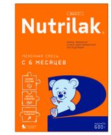 Изображение товара Смесь сухая молочная Nutrilak 2 с 6 мес., 600 г