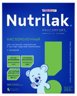 Изображение товара Кисломолочная смесь Nutrilak Premium адаптированная с рождения, 350 г