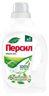 Изображение товара Гель для стирки «Персил» Green Gel для цветного и светлого белья, 1,3 л (20 стирок)