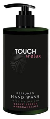 Изображение товара Гель для мытья рук парфюмированный Touch& Relax Черный перец нероли и амбра, 450 мл