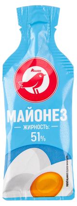 Изображение товара Майонез АШАН Красная птица, 10 г