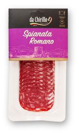 Изображение товара Колбаса сыровяленая da Chirillo Spianata Romano нарезка, 90 г