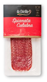 Изображение товара Колбаса сыровяленая da Chirillo Spianata Calabra нарезка, 90 г
