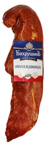 Изображение товара Мясной продукт из свинина сырокопченый «Бахрушинъ» Полендвица ~ 250 г