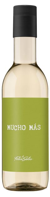 Изображение товара Вино Mucho Mas белое полусухое Испания,  0,187 л