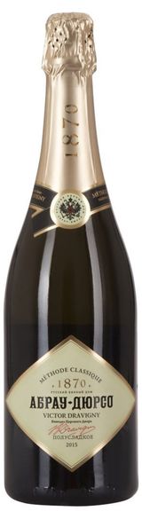 Изображение товара Игристое вино «Абрау-Дюрсо» Премиум белое полусладкое Россия, 0,75 л