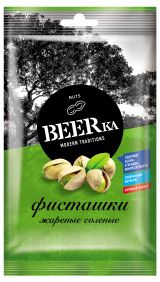 Изображение товара Фисташки BEERka жареные соленые, 80 г