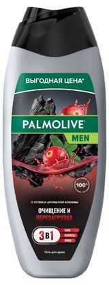 Изображение товара Гель для душа Palmolive Men 4в1 очищение и перезагрузка, 450 мл
