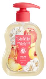 Изображение товара Мыло жидкое BioMio Персик фрезия, 300 мл