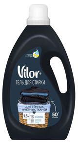 Изображение товара Гель для стирки Vilor для черного белья, 1,5 л