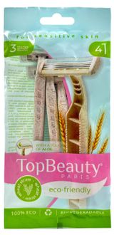 Изображение товара Бритвы женские одноразовые TopBeauty Paris, 4 шт