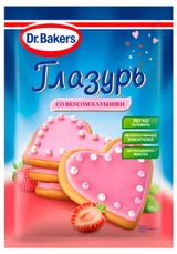 Изображение товара Глазурь Dr.Bakers со вкусом клубники, 90 г