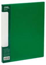 Изображение товара Папка на 2 кольцах «Стамм» Кристалл А4 25мм 700мкм пластик в ассортименте