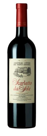 Изображение товара Вино Chateau Cotes de Saint Daniel Scarlatto da Sole красное полусладкое Россия, 0,75 л