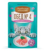 Изображение товара Лакомство для кошек «Деревенские лакомства» Тунец с крабом сурими, 50 г