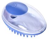 Изображение товара Щетка массажная для мытья животного HOMEPET silver series 11,5 см х 7,5 см х 6 см