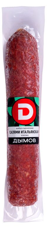 Изображение товара Колбаса сырокопченая «ДЫМОВ» Салями Итальянская ~ 470 г