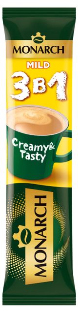 Изображение товара Напиток кофейный растворимый MONARCH Mild 3в1, 13,5 г