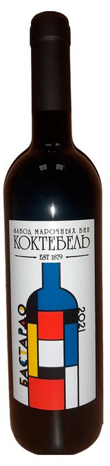 Изображение товара Вино «Коктебель» Бастар красное полусухое Россия, 0,75 л