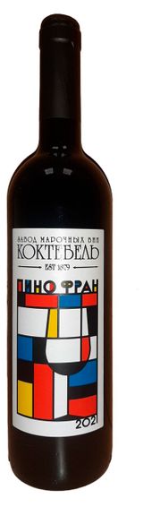 Изображение товара Вино «Коктебель» Пино Фран красное сухое Россия, 0,75 л