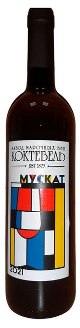 Изображение товара Вино «Коктебель» Мускат белое сухое Россия, 0,75 л