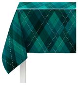 Изображение товара Скатерть «Коллекция» Ромбы зеленая, 180X145 см