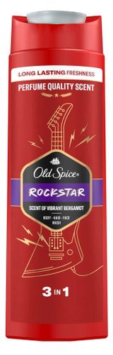 Изображение товара Гель для душа + шампунь Old Spice RockStar с ароматом бергамота 3в1, 400 мл