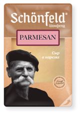 Изображение товара Сыр твердый Пармезан Schonfeld нарезка 40% БЗМЖ, 125 г