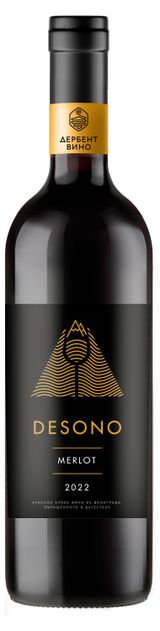 Изображение товара Вино Desono Мерло красное сухое Россия, 0,75 л
