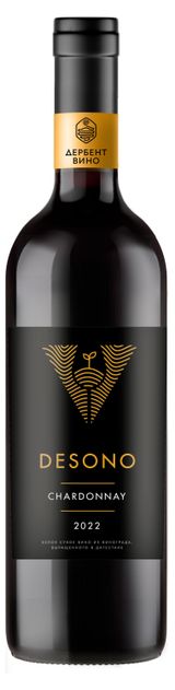 Изображение товара Вино Desono Шардоне белое сухое Россия, 0,75 л