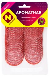 Изображение товара Колбаса сырокопченая «Останкино» Ароматная нарезка, 100 г