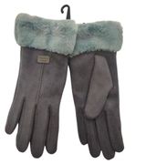 Изображение товара Перчатки женские Sabedoria флисовые серые one size