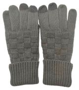 Изображение товара Перчатки мужские Sabedoria вязаные серые one size