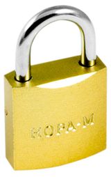Изображение товара Замок навесной НОРА-М латунь, 25 мм