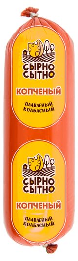 Изображение товара Сырный продукт плавленый копченый «Сырно Сытно» 40%, ~ 250 г
