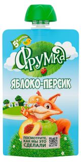 Изображение товара Пюре фруктовое «Фрумка» яблоко персик с 5 мес., 90 г