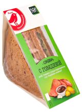 Изображение товара Сэндвич АШАН Красная птица с говядиной, 150 г