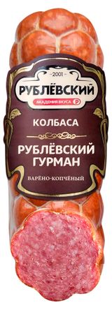Изображение товара Колбаса варено-копченая «Рублёвский» Сервелат Гурман, 400 г