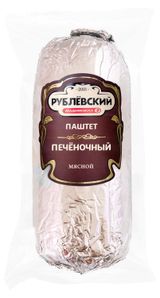 Изображение товара Паштет мясной «Рублёвский» Печеночный из свиной и куриной печени, ~ 0,5 кг