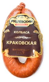 Изображение товара Колбаса полукопченая «Рублёвский» Краковская, 350 г